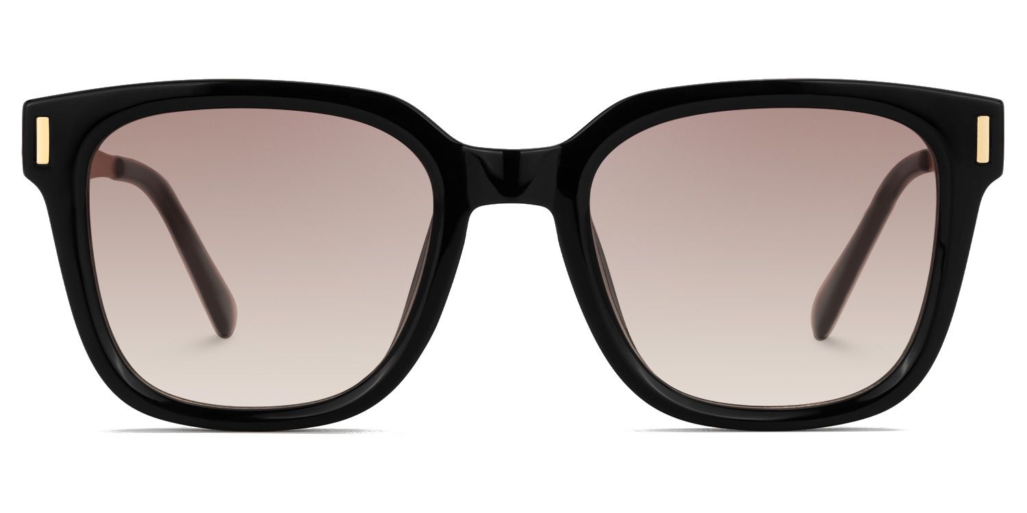 Frederik Square Black Prescription Sunglasses | ZEELOOL0