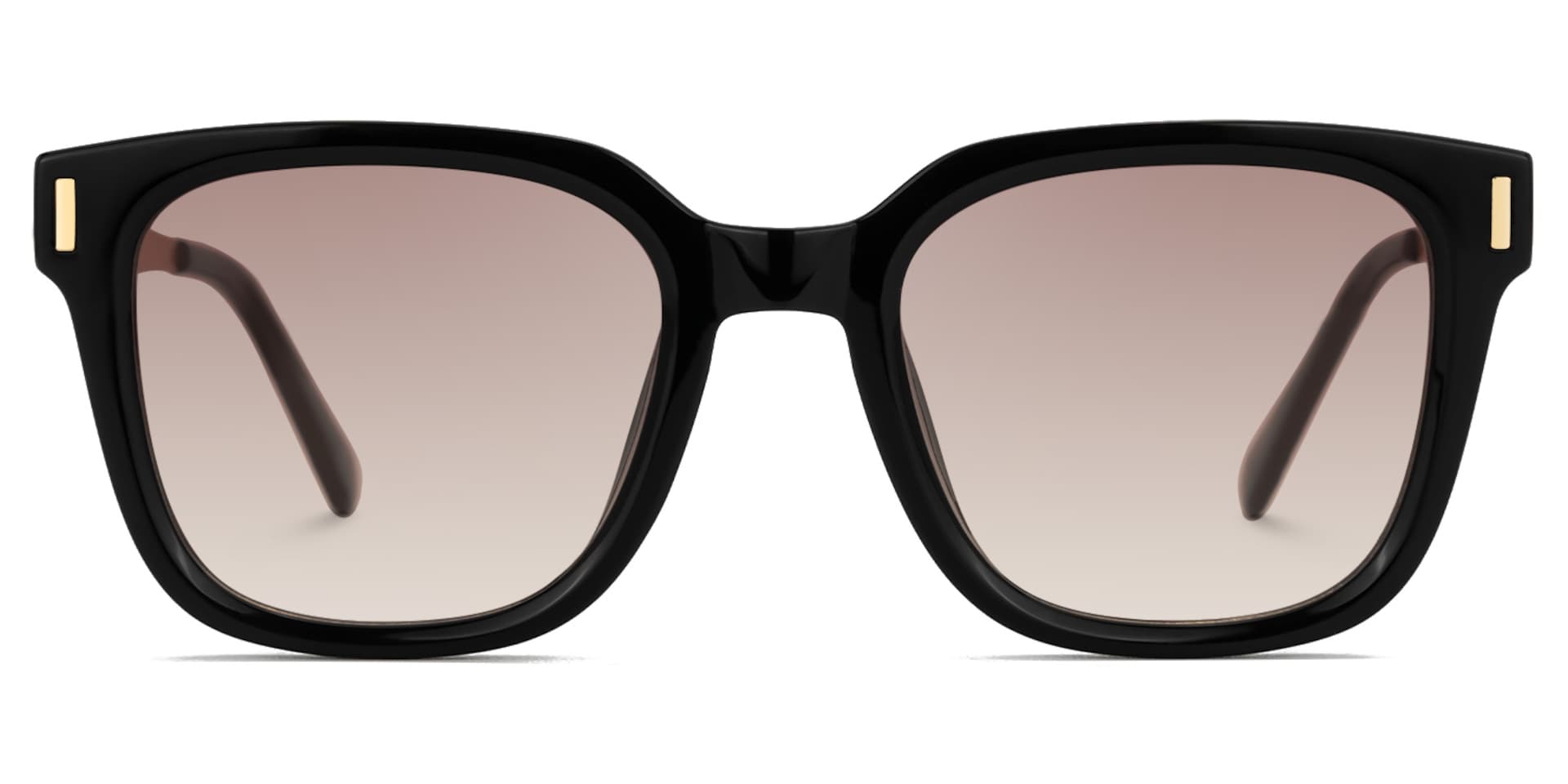 Frederik Square Black Full Frame Sunglasses | Zeelool0