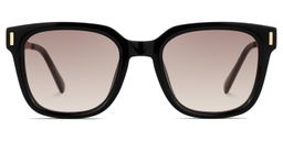 Frederik Square Black Sunglasses0