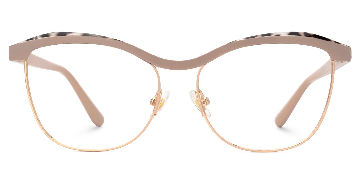Women Browline Coumba Pink Glasses | Zeelool0