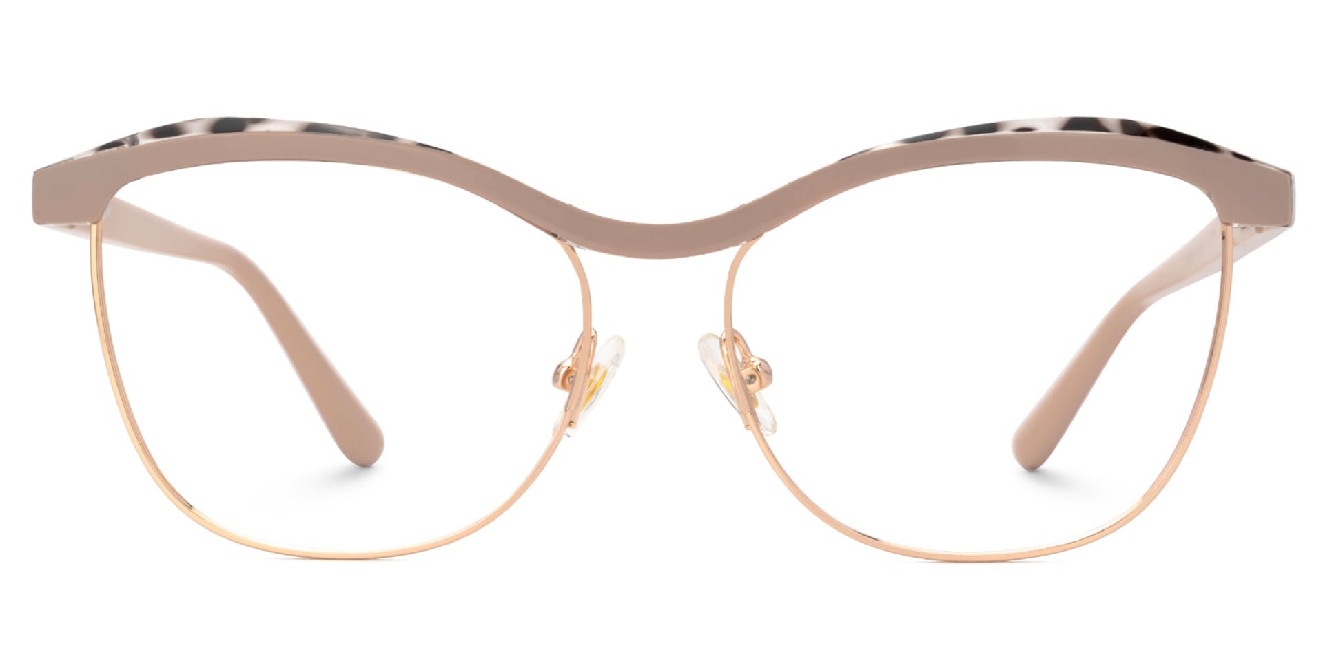 Women Browline Coumba Pink Glasses | Zeelool0