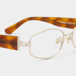 Dakota Tortoise Rectangle Glasses5