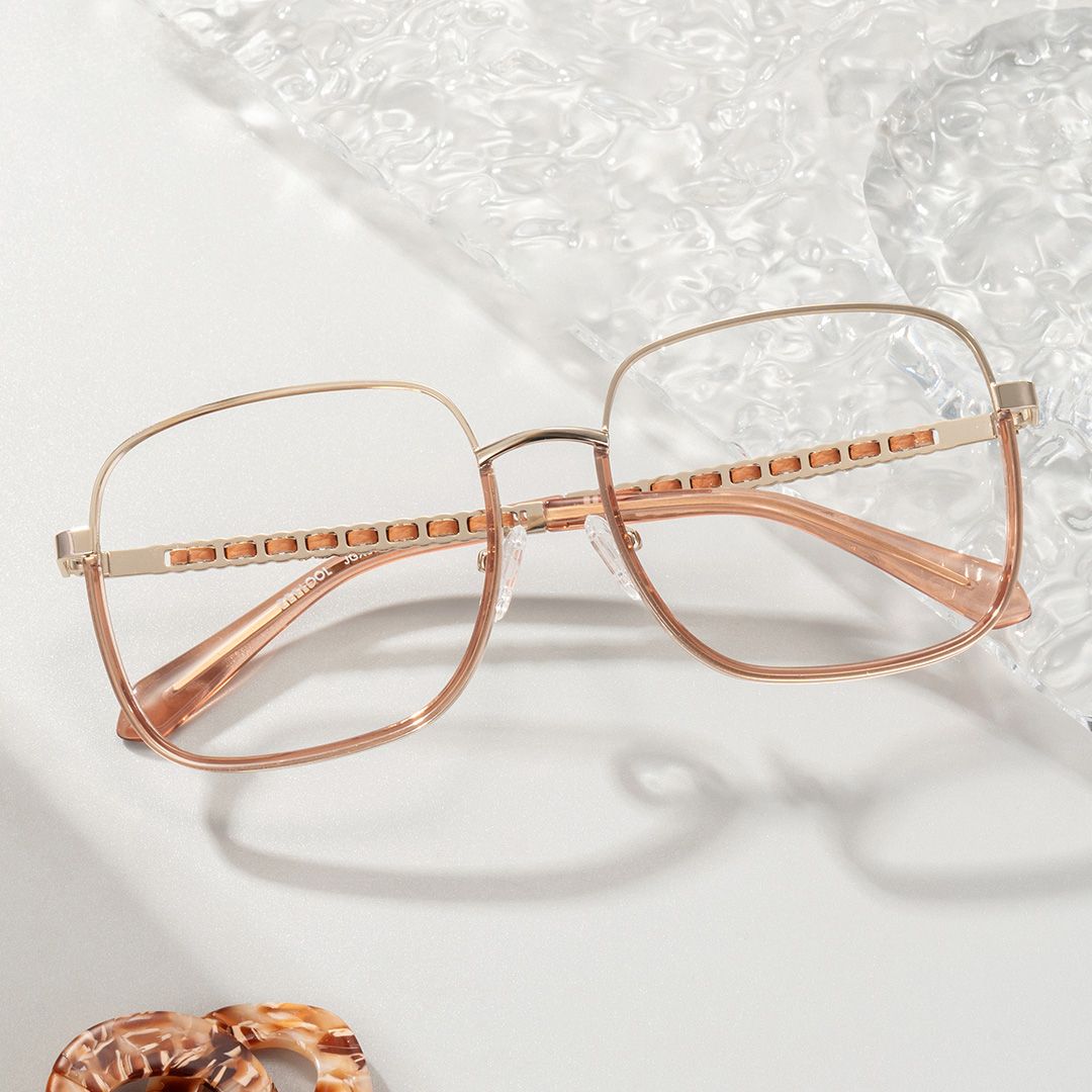 Perfecta Oversized Square Glasses Women's Glasses | Zeelool0