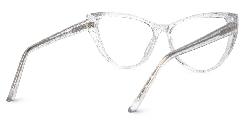 Tarun Cateye Crystal Frame Glasses | Zeelool Optical
