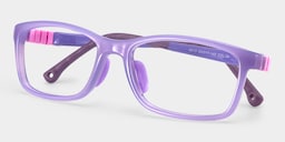 Brook Rectangle Purple Glasses1