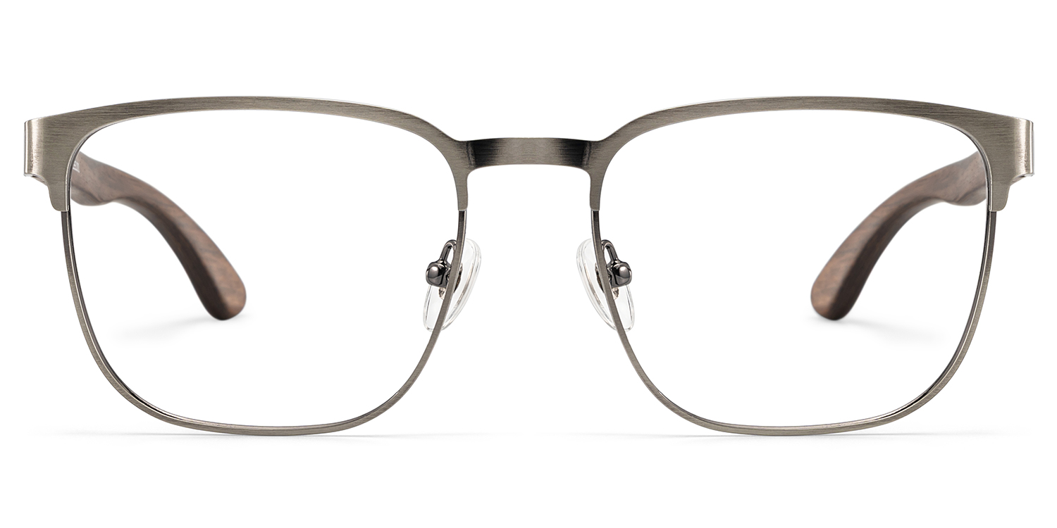 LUNE【全フレーバー】 Luke silver browline glasses Online | ZEELOOL