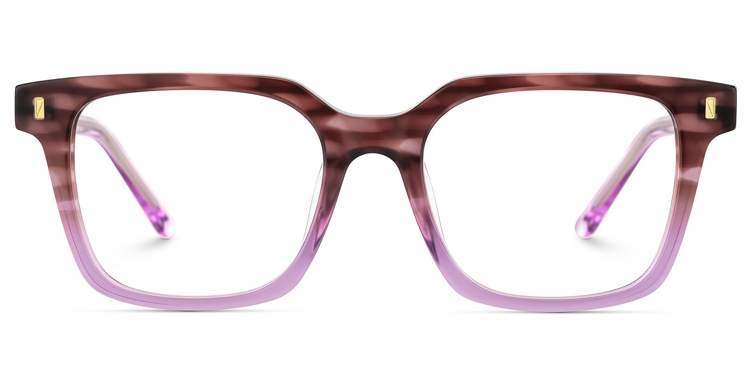 Pagel Purple Thin Frame Eyeglasses | Zeelool1