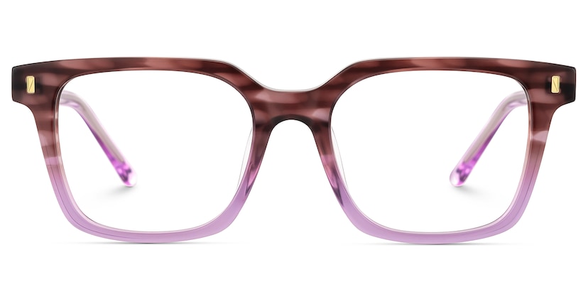 Pagel Square Purple Glasses
