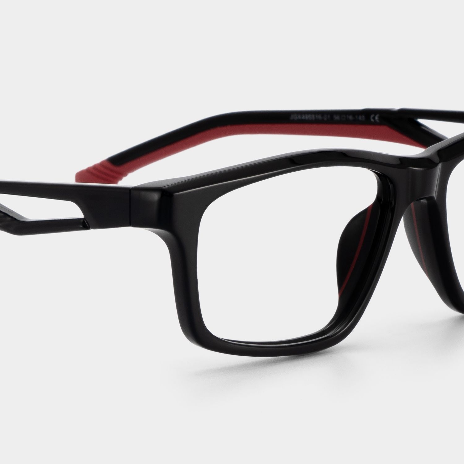 Emory Black Rectangle Frame Glasses for Men | ZEELOOL5