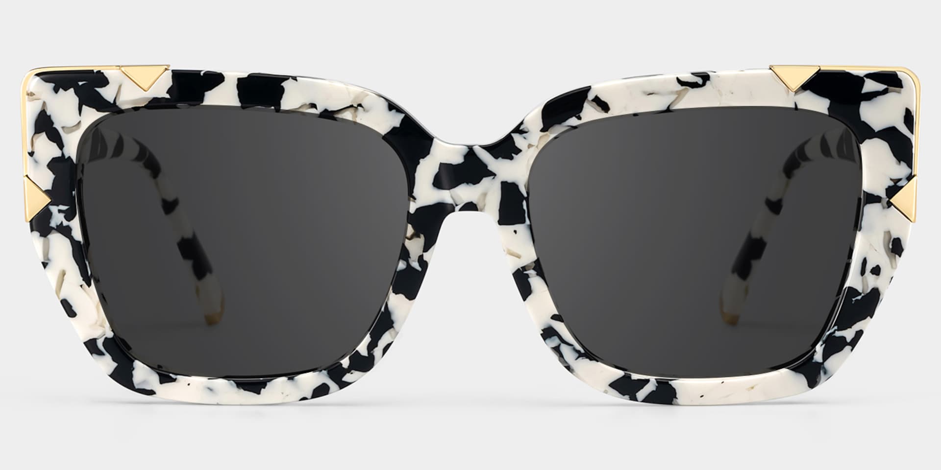 Dax Square cow print Frame Eyeglasses for Women| ZEELOOL0
