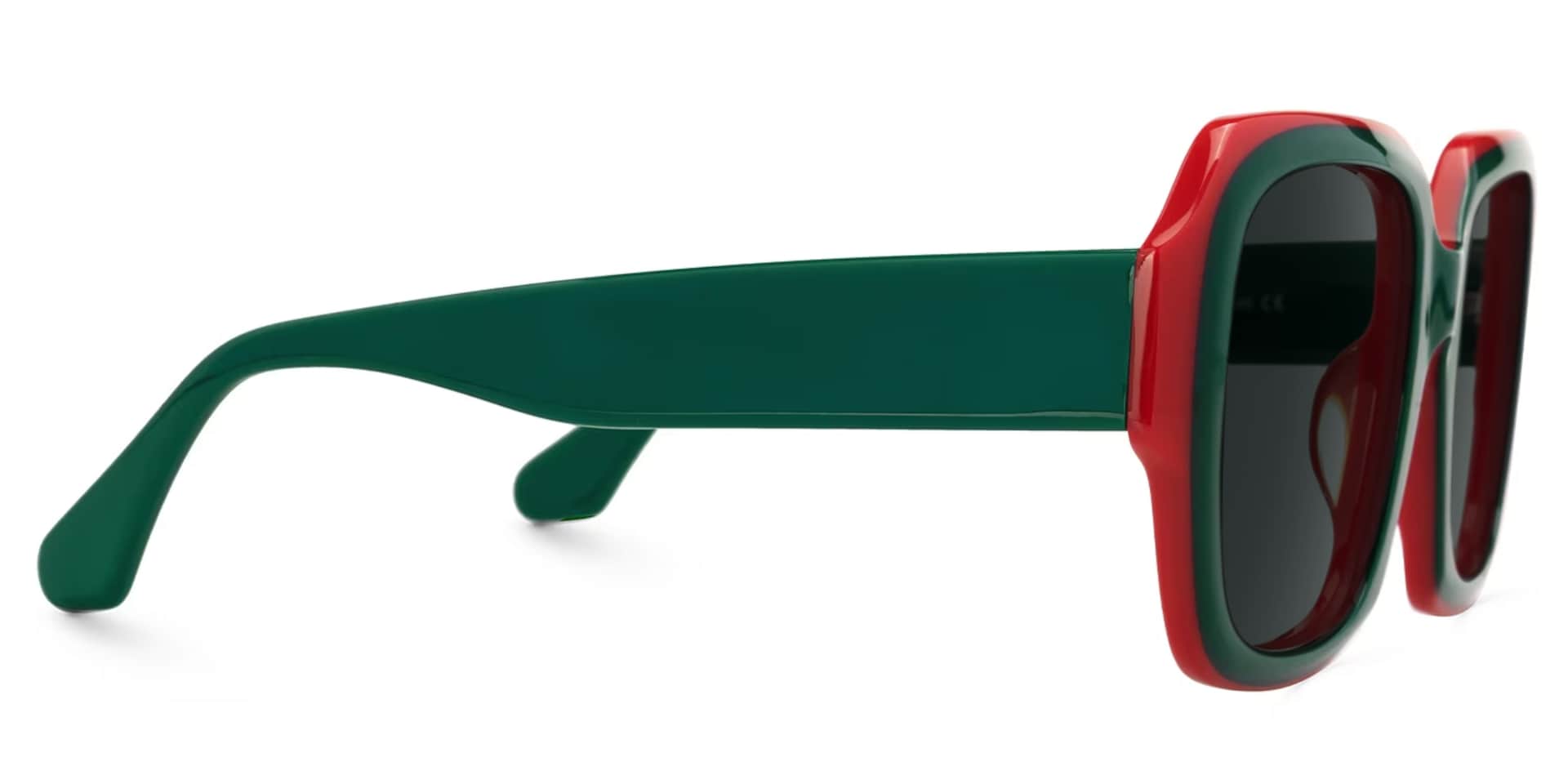 Square Katty Green Sunglasses on sale -Zeelool Glasses2