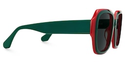 Katty Square Green Glasses2