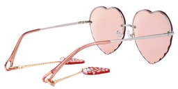Babette Geometric Pink Sunglasses3