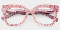 Renata Square Pink Glasses4