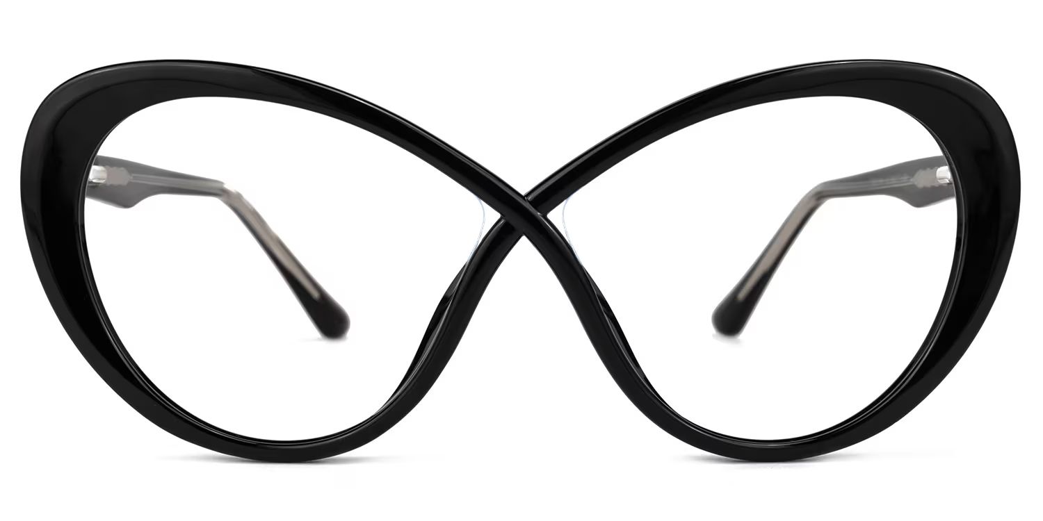 Butterfly Chasidy Black Glasses deals -Zeelool Glasses0