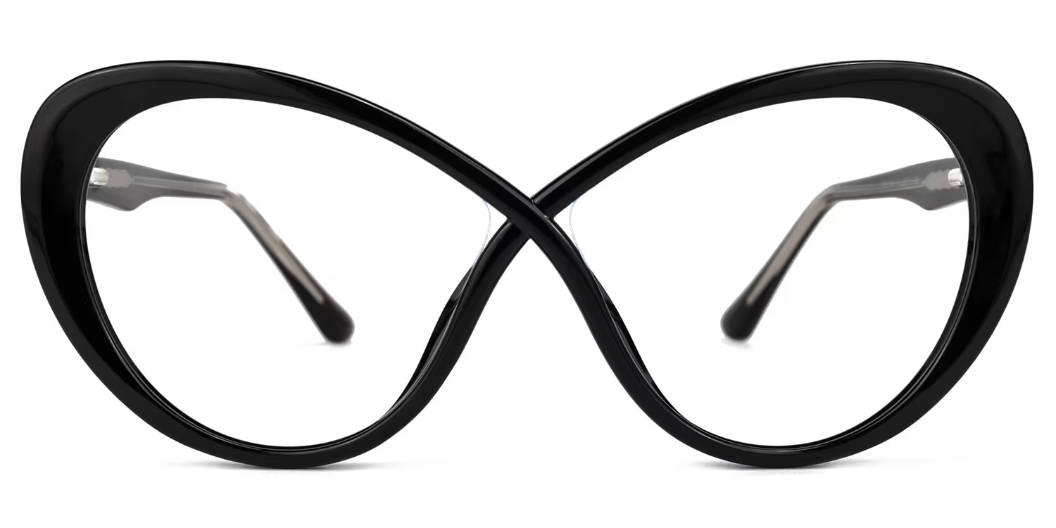 Butterfly Chasidy Black Glasses deals -Zeelool Glasses0