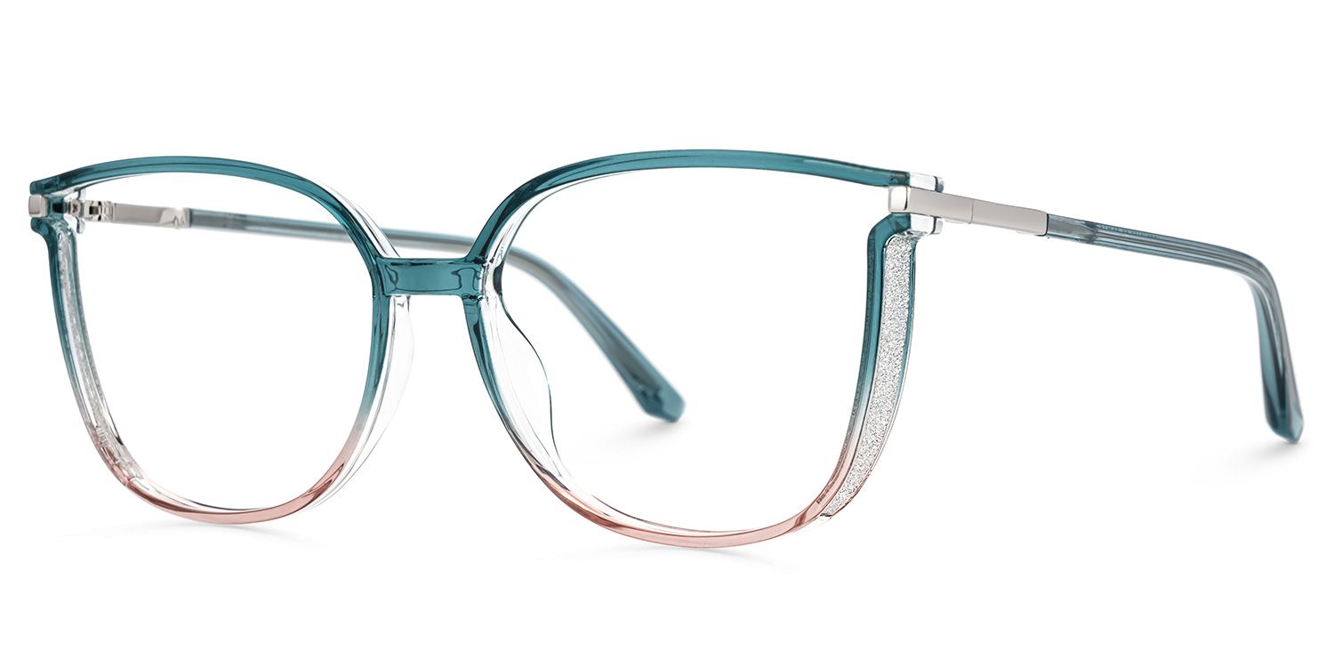 Rodz Green-Pink Eyeglasses with Affordable Designer Frame1