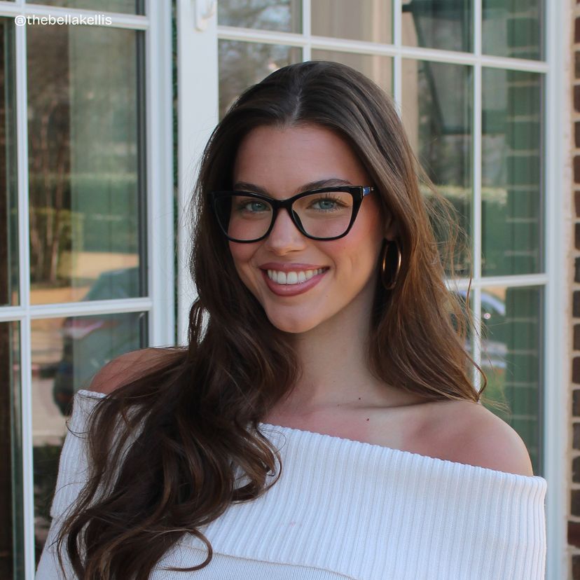 Celeste Black Cat eye Glasses