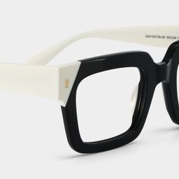 Sarah Square Black Glasses5