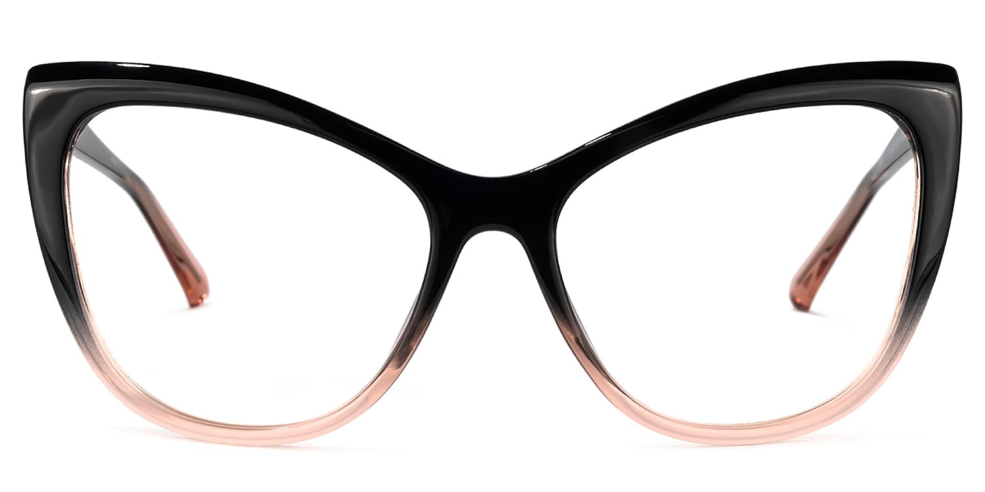 Shelby Cateye Black-Pink Glasses | Zeelool Glasses0