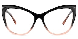 Shelby Cateye Black-Pink Glasses0