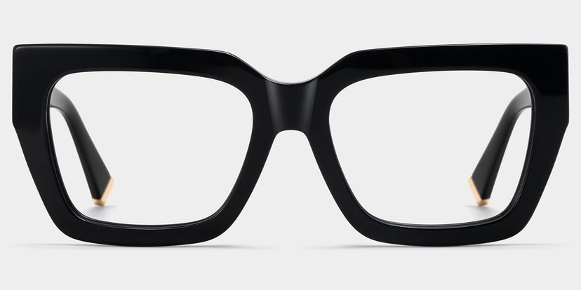 Maddox Square Black Glasses