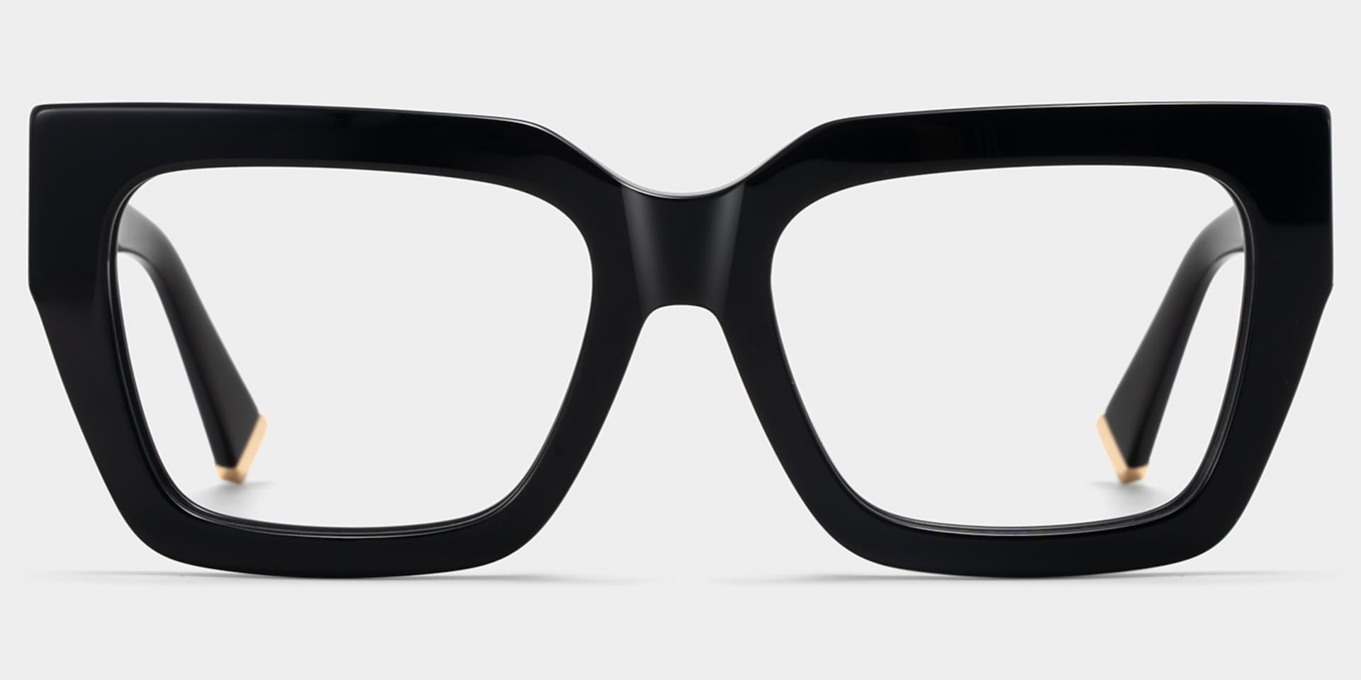 Maddox Black Frame Glasses with Square Frame Online | ZEELOOL2