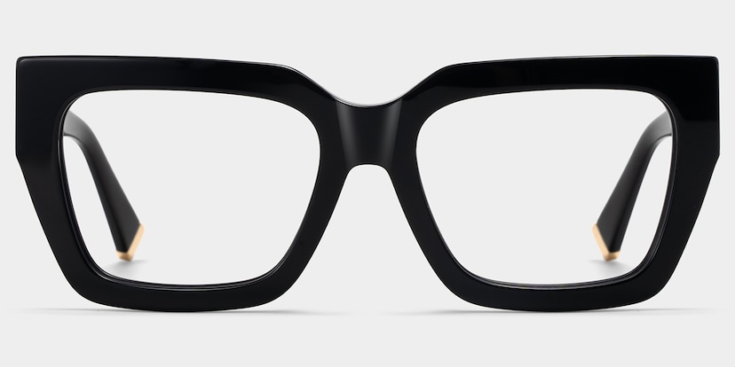 Maddox Square Black Glasses