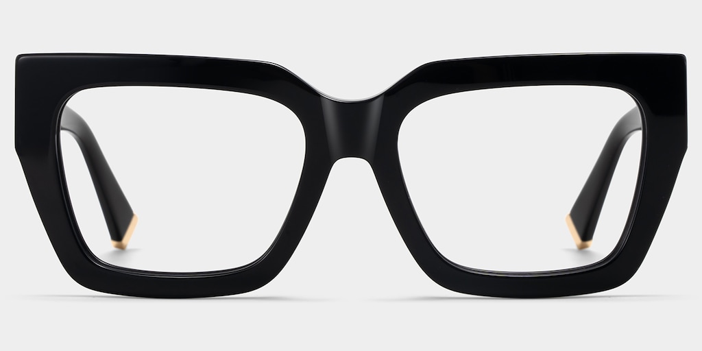 Maddox Square Black Glasses