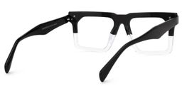 Lebar Square Black-Clear Glasses3