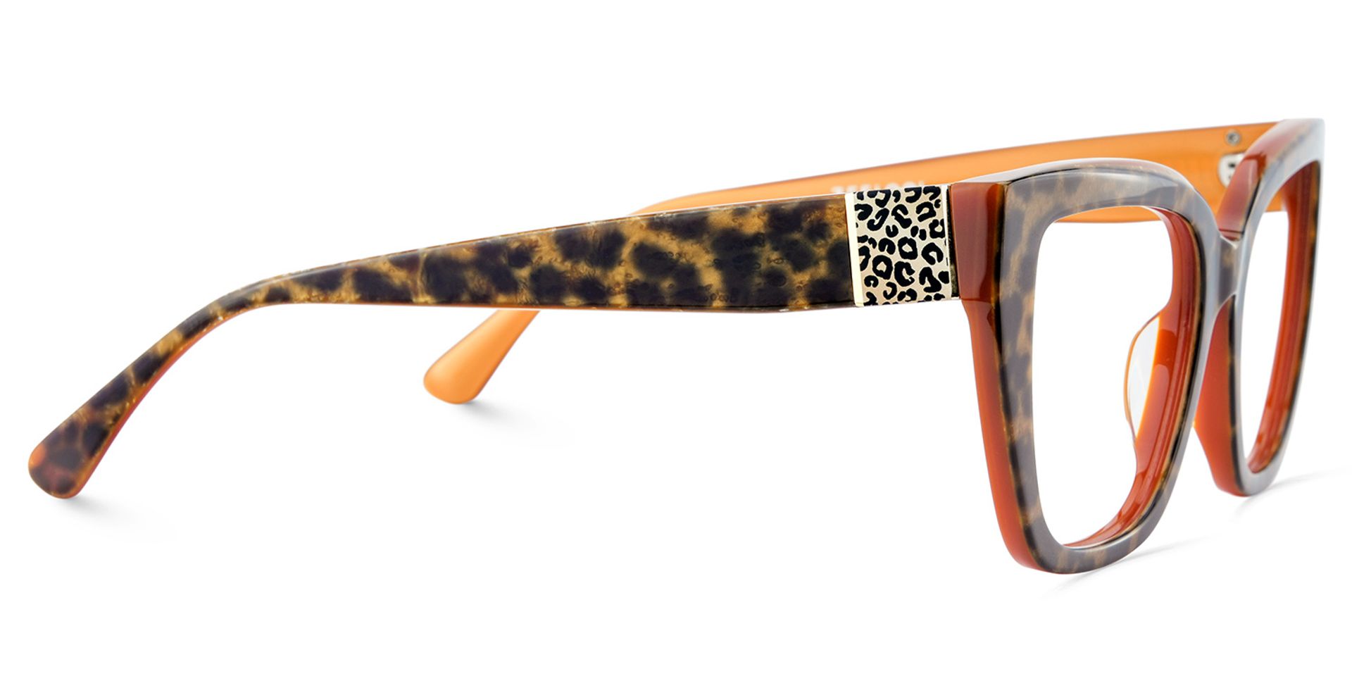Square Frame Leopard Glasses on Sale4