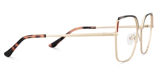 Shayla Square Black Red Glasses4