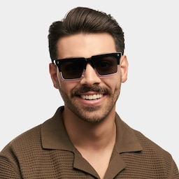 Moreland Rectangle Two-Tone Glasses0