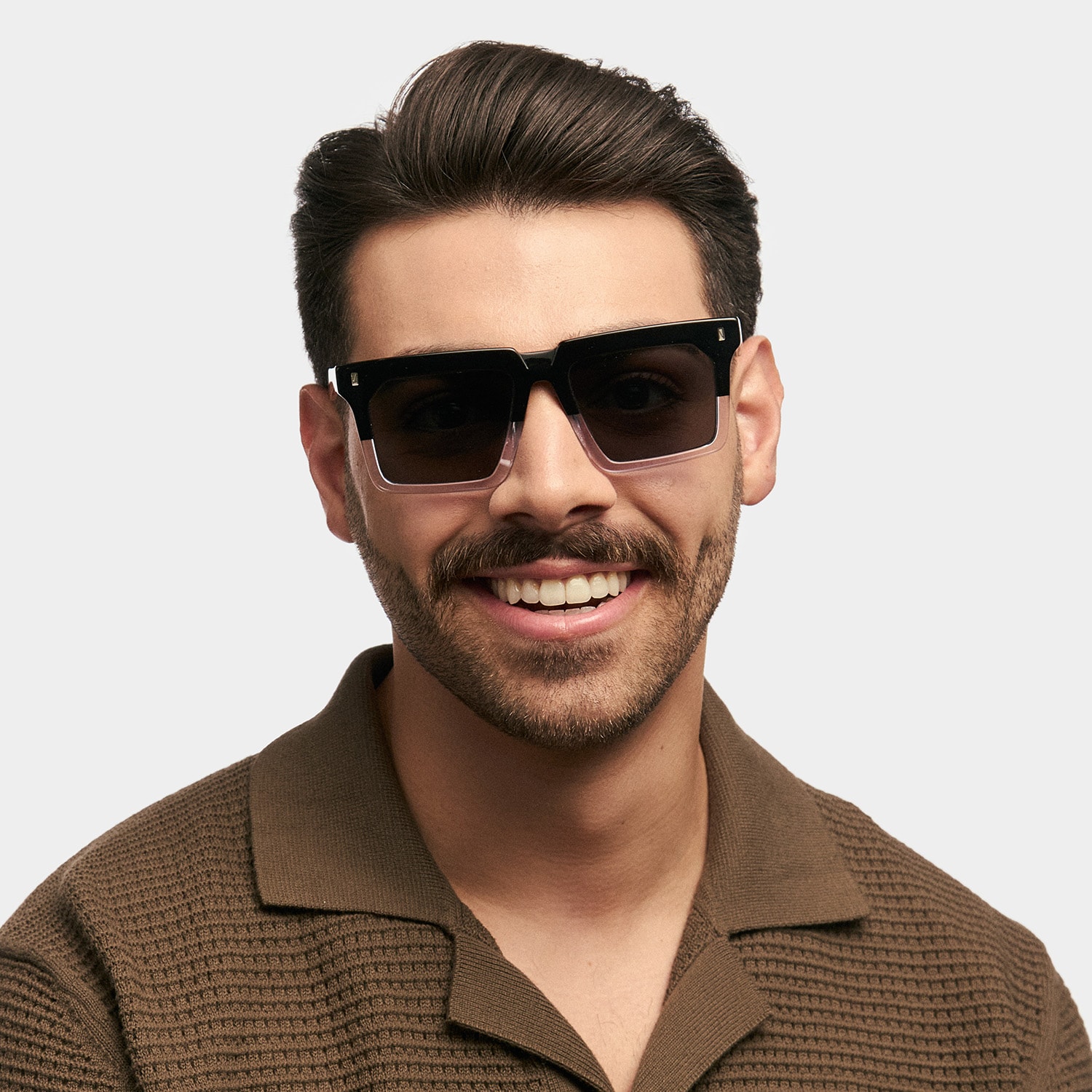 Moreland Rectangle Two-Tone Glasses