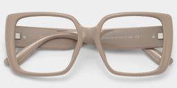 Maya Brown Square Glasses1
