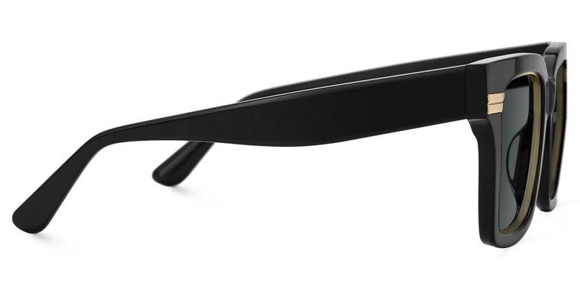 Taylor Square Black Color Frame Sunglasses for females | Zeelool display picture 1