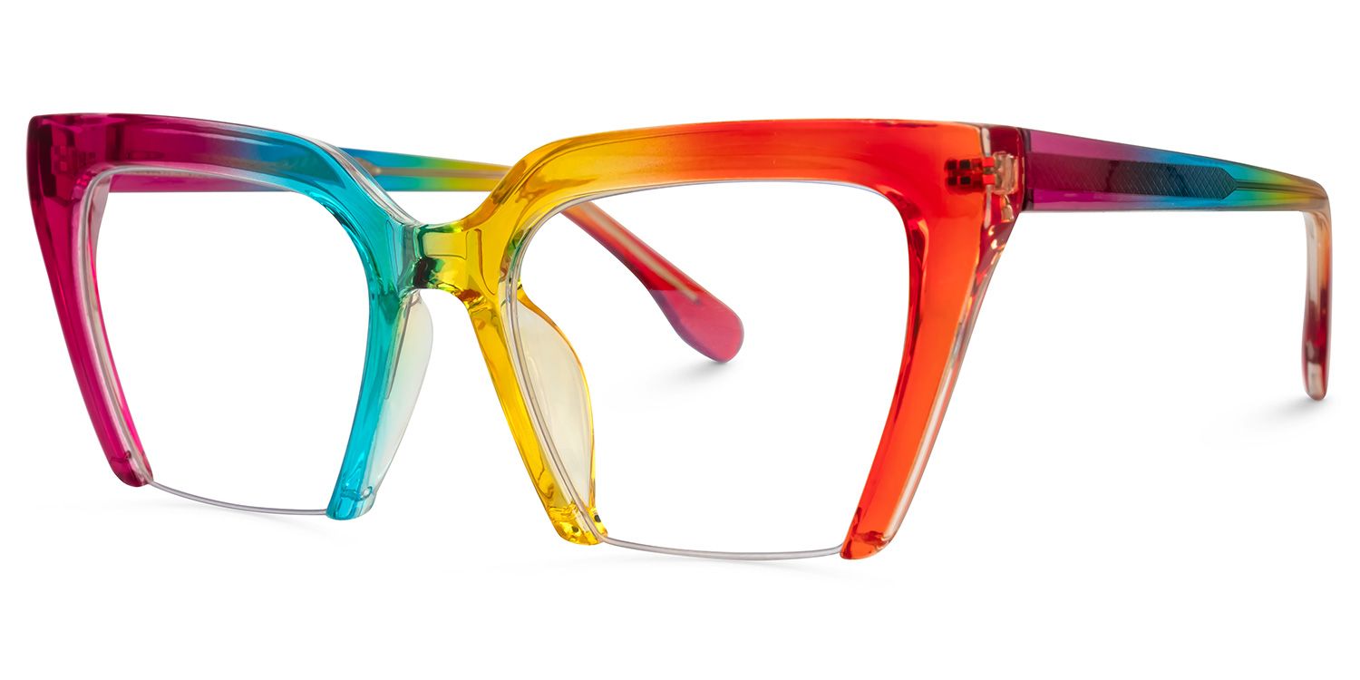 Shaun Cateye Multicolor Glasses1