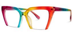 Shaun Cateye Multicolor Glasses1