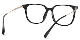 Ameedah Square Black Glasses3
