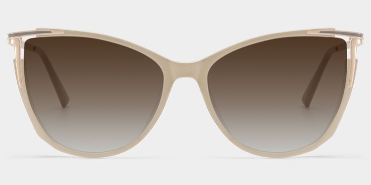 Yomary Cateye Khaki Glasses