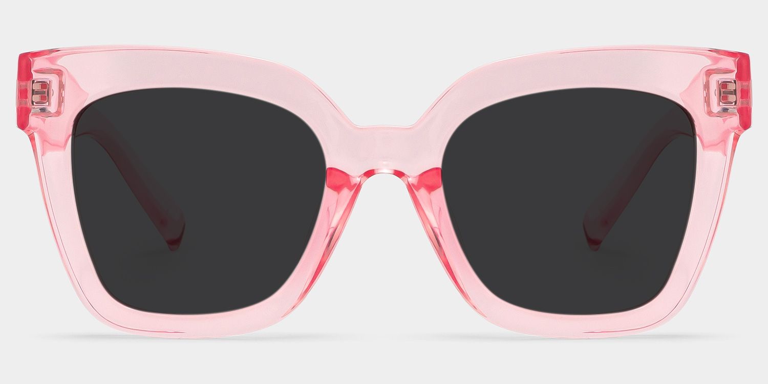 Malcolm Square Pink Prescription Sunglasses | ZEELOOL0