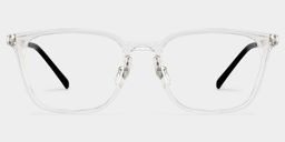 Lily Rectangle Clear Glasses1