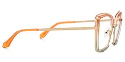 Cordaro Square Orange Glasses2