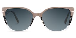 Margret Cateye Tortoise Khaki Sunglasses0