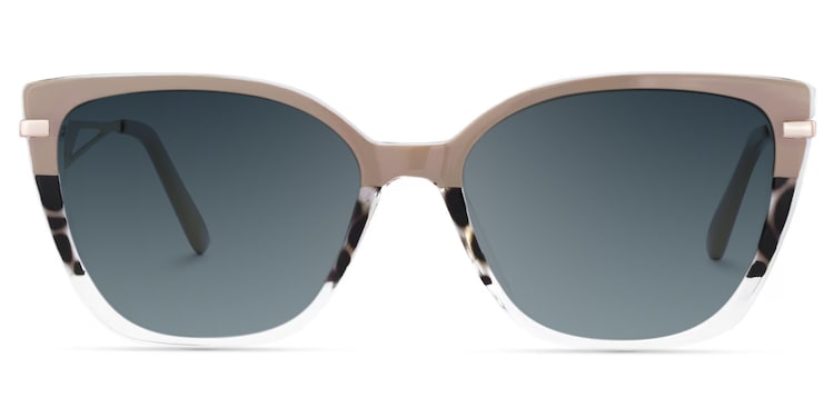 Margret Cateye Tortoise Khaki Sunglasses