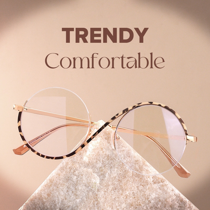 Flozif Round Tortoise Glasses