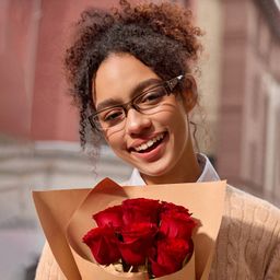 Trevor Clear Brown Rectangle Glasses5