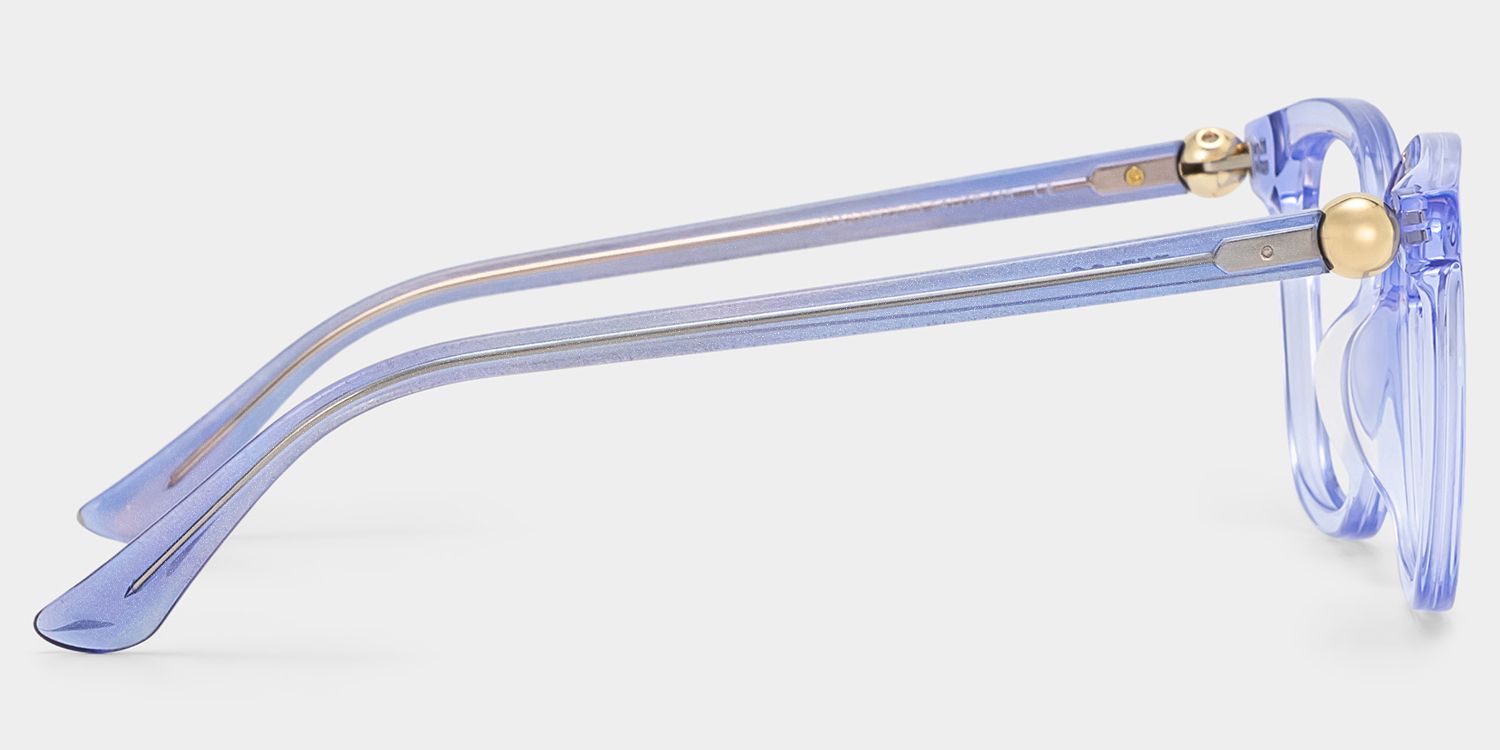 Isabella Clear Blue Square Eyeglass Frames for Sale | ZEE...3