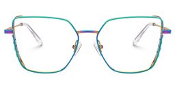 Jamison Square Iridescent Glasses0