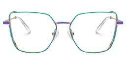 Jamison Square Iridescent Glasses0
